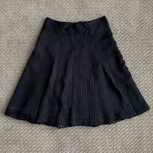 H&M Black Chiffon Skirt, Size 4